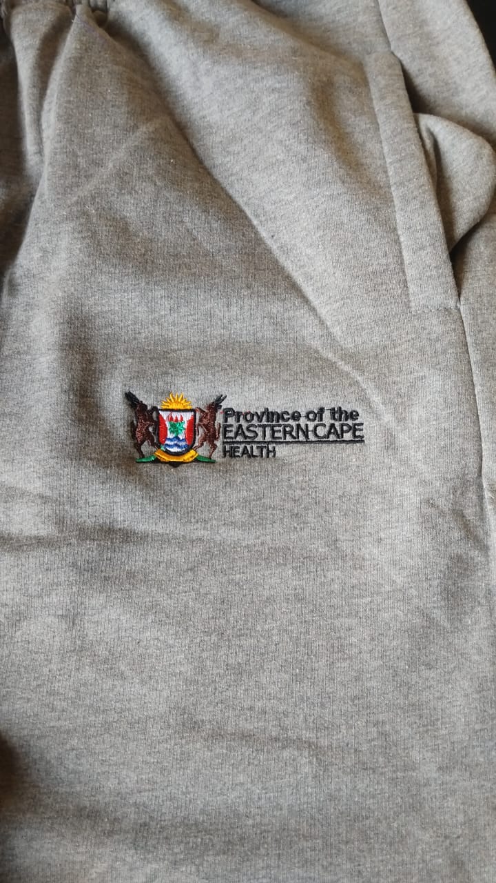 Grey branded hoodie with Eastern Cape Health identification